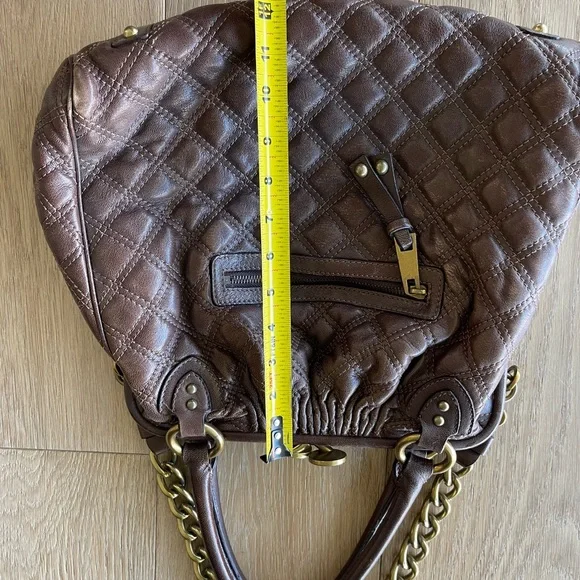 Marc Jacobs Brown Quilted Stam Bag